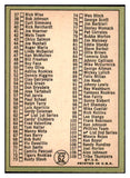 1967 Topps Baseball #062 Checklist 1 Frank Robinson EX 505705