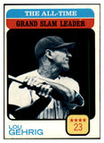 1973 Topps Baseball #472 Lou Gehrig ATL Yankees EX-MT 505717