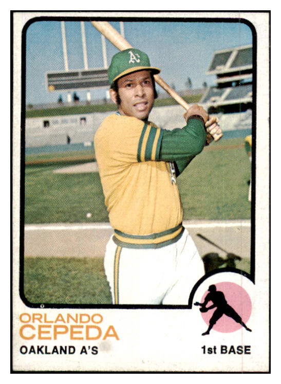 1973 Topps Baseball #545 Orlando Cepeda A's EX-MT 505719