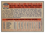 1957 Topps Baseball #342 Gene Mauch Red Sox EX 505729