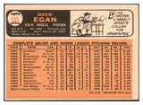 1966 Topps Baseball #536 Dick Egan Angels EX 505746