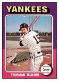 1975 Topps Baseball #020 Thurman Munson Yankees EX-MT 505772