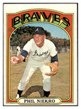 1972 Topps Baseball #620 Phil Niekro Braves EX-MT 505788
