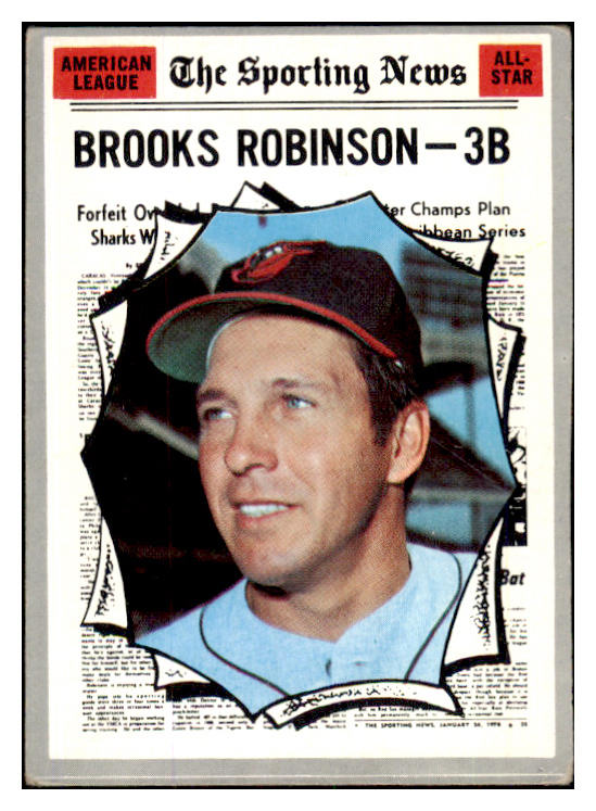 1970 Topps Baseball #455 Brooks Robinson A.S. Orioles VG-EX 505800