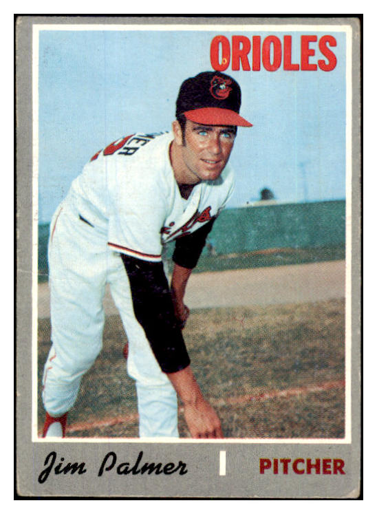 1970 Topps Baseball #449 Jim Palmer Orioles VG-EX 505801