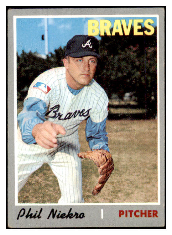 1970 Topps Baseball #160 Phil Niekro Braves VG-EX 505803