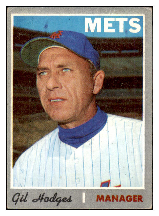 1970 Topps Baseball #394 Gil Hodges Mets VG-EX 505805