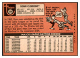 1969 Topps Baseball #208 Donn Clendenon Expos EX Variation 505813