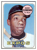 1969 Topps Baseball #208 Donn Clendenon Expos EX Variation 505814