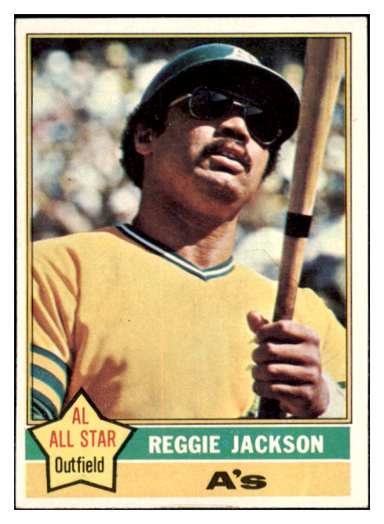 1976 Topps Baseball #500 Reggie Jackson A's EX-MT 505821