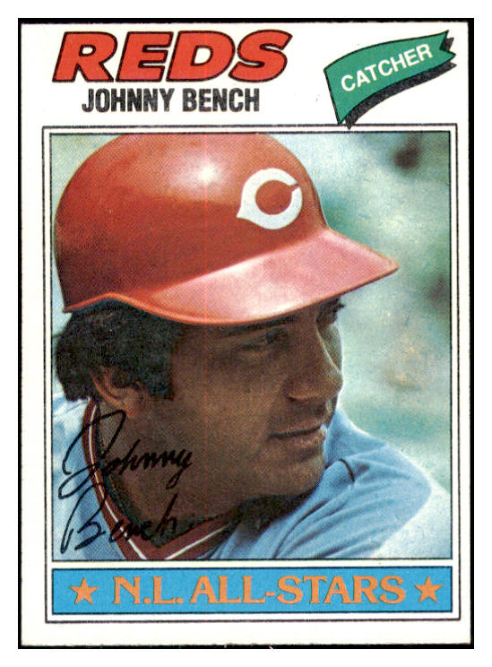 1977 Topps Baseball #070 Johnny Bench Reds EX-MT 505835