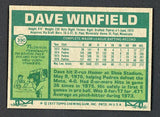 1977 Topps Baseball #390 Dave Winfield Padres EX-MT 505837