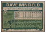 1977 Topps Baseball #390 Dave Winfield Padres EX-MT 505839