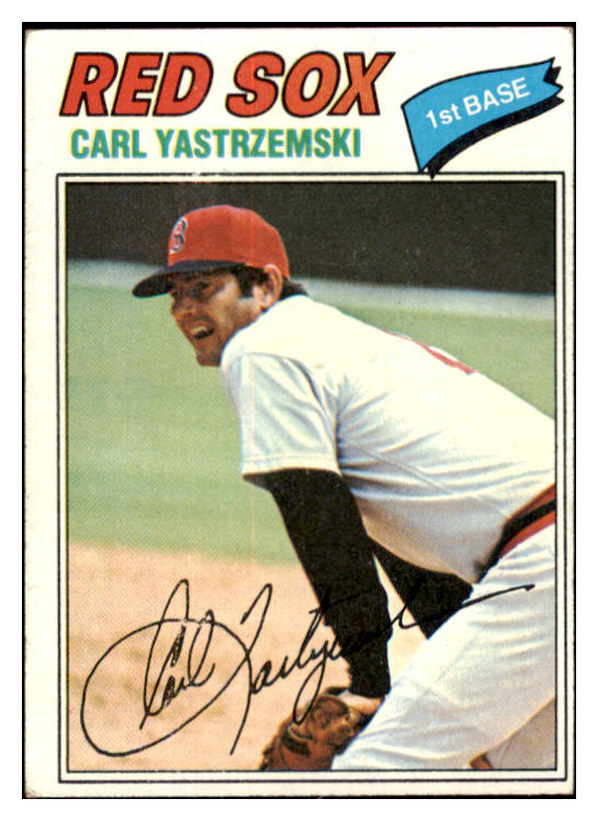 1977 Topps Baseball #480 Carl Yastrzemski Red Sox EX 505840