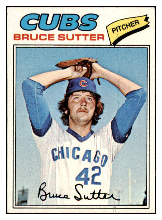 1977 Topps Baseball #144 Bruce Sutter Cubs EX-MT 505854