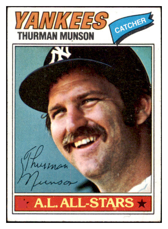 1977 Topps Baseball #170 Thurman Munson Yankees VG-EX 505865