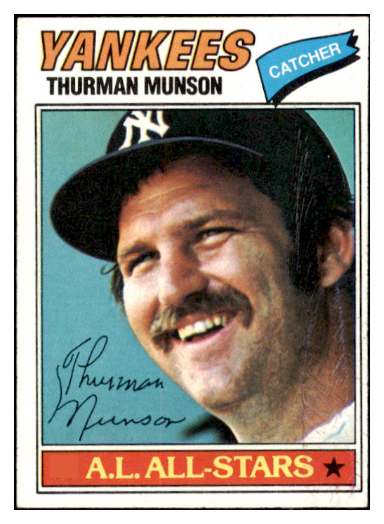 1977 Topps Baseball #170 Thurman Munson Yankees EX 505866