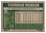 1977 Topps Baseball #170 Thurman Munson Yankees EX 505866