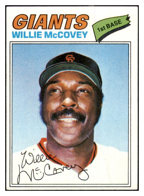 1977 Topps Baseball #547 Willie McCovey Giants EX-MT 505868