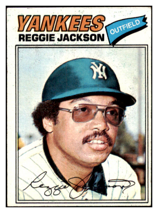 1977 Topps Baseball #010 Reggie Jackson Yankees EX-MT 505871