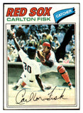 1977 Topps Baseball #640 Carlton Fisk Red Sox EX 505875