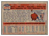 1957 Topps Baseball #277 Johnny Podres Dodgers VG-EX 505891