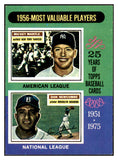 1975 Topps Baseball #194 Mickey Mantle Don Newcombe EX-MT 505901