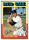 1975 Topps Baseball #080 Carlton Fisk Red Sox EX-MT 505912