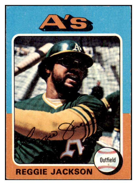 1975 Topps Baseball #300 Reggie Jackson A's EX-MT 505920