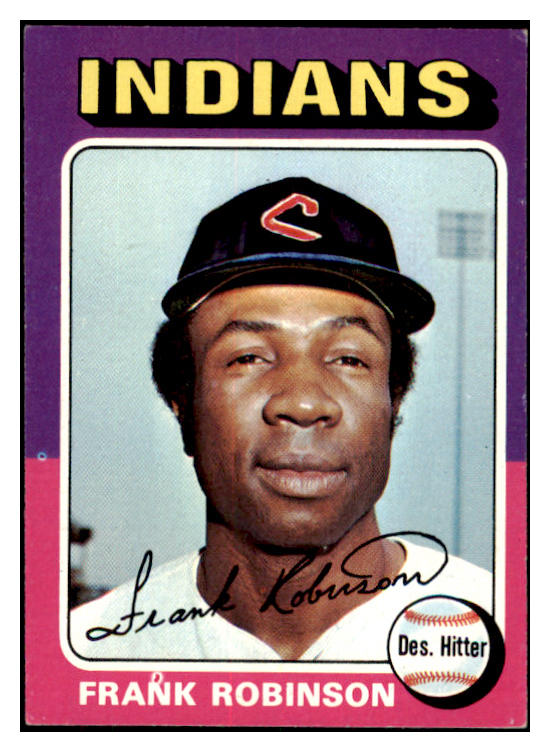 1975 Topps Baseball #580 Frank Robinson Indians EX-MT 505936