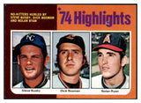 1975 Topps Baseball #007 Nolan Ryan HL Angels EX-MT 505937