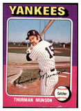 1975 Topps Baseball #020 Thurman Munson Yankees EX-MT 505942