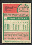 1975 Topps Baseball #020 Thurman Munson Yankees EX-MT 505942