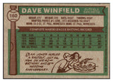 1976 Topps Baseball #160 Dave Winfield Padres EX-MT 505946