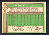 1976 Topps Baseball #340 Jim Rice Red Sox EX-MT 505956