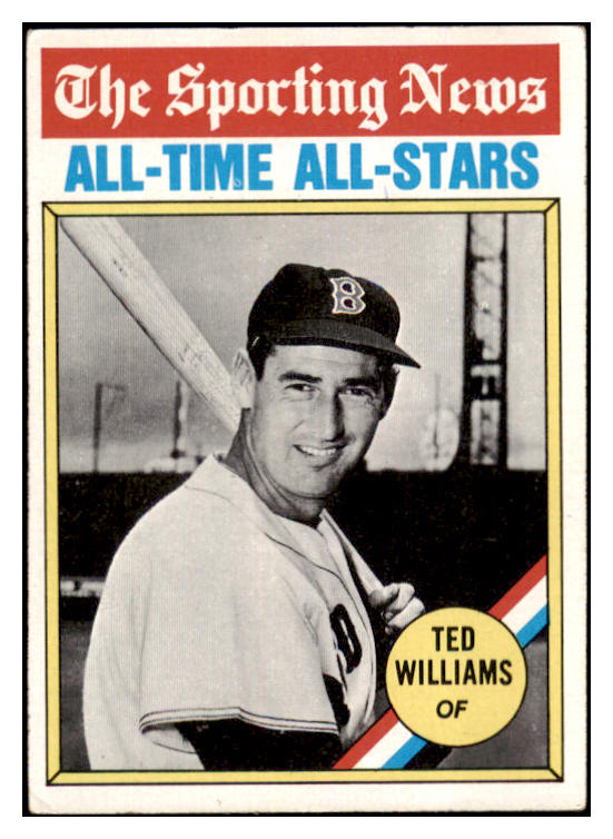 1976 Topps Baseball #347 Ted Williams ATG Red Sox VG-EX 505961