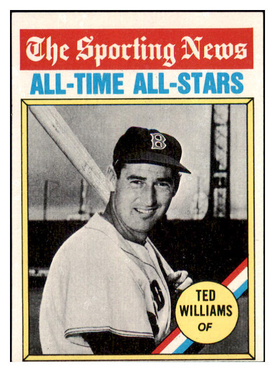 1976 Topps Baseball #347 Ted Williams ATG Red Sox EX 505963