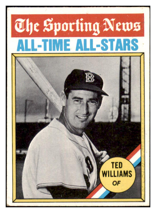 1976 Topps Baseball #347 Ted Williams ATG Red Sox VG-EX 505964