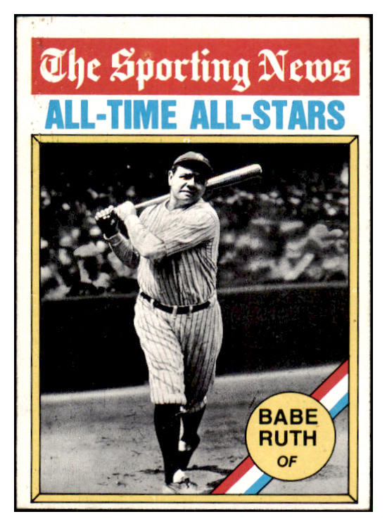 1976 Topps Baseball #345 Babe Ruth ATG Yankees EX-MT 505971