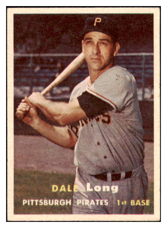 1957 Topps Baseball #003 Dale Long Pirates EX-MT 505978