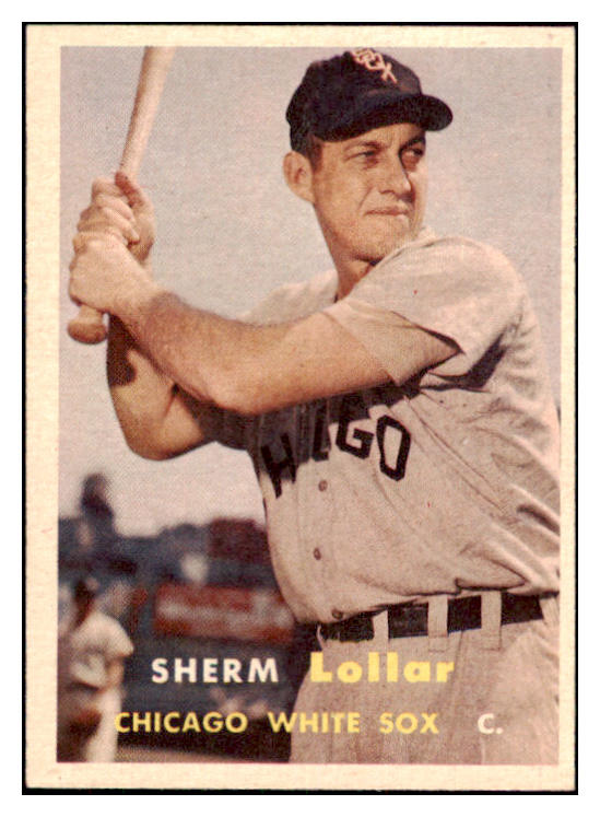 1957 Topps Baseball #023 Sherm Lollar White Sox EX-MT 505985