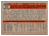 1957 Topps Baseball #049 Daryl Spencer Giants EX-MT 505992