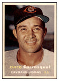 1957 Topps Baseball #067 Chico Carrasquel Indians EX-MT 506001