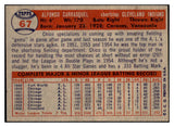 1957 Topps Baseball #067 Chico Carrasquel Indians EX-MT 506001