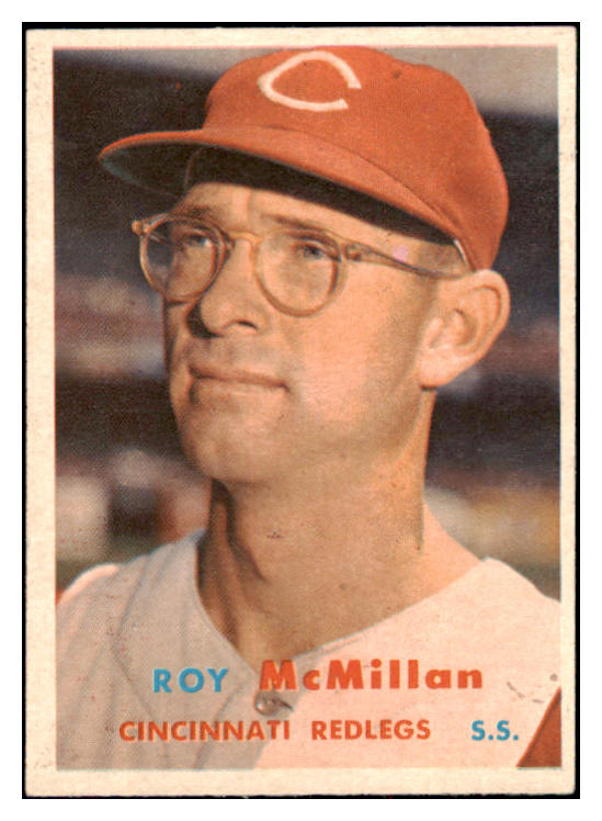 1957 Topps Baseball #069 Roy McMillan Reds EX-MT 506002