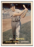 1957 Topps Baseball #072 Bill Tuttle Tigers EX-MT 506004