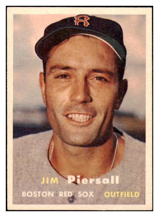 1957 Topps Baseball #075 Jimmy Piersall Red Sox EX-MT 506006