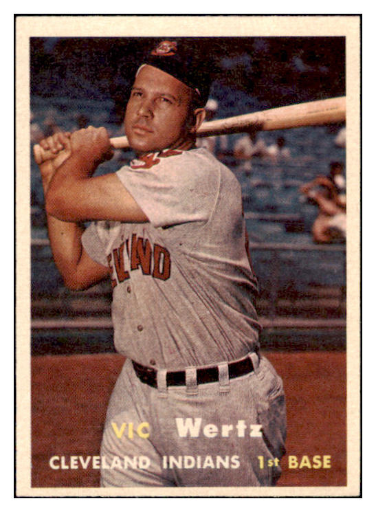 1957 Topps Baseball #078 Vic Wertz Indians EX-MT 506008