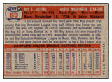 1957 Topps Baseball #089 Roy Sievers Senators EX-MT 506013