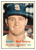 1957 Topps Baseball #094 Bobby Del Greco Cardinals EX-MT 506015